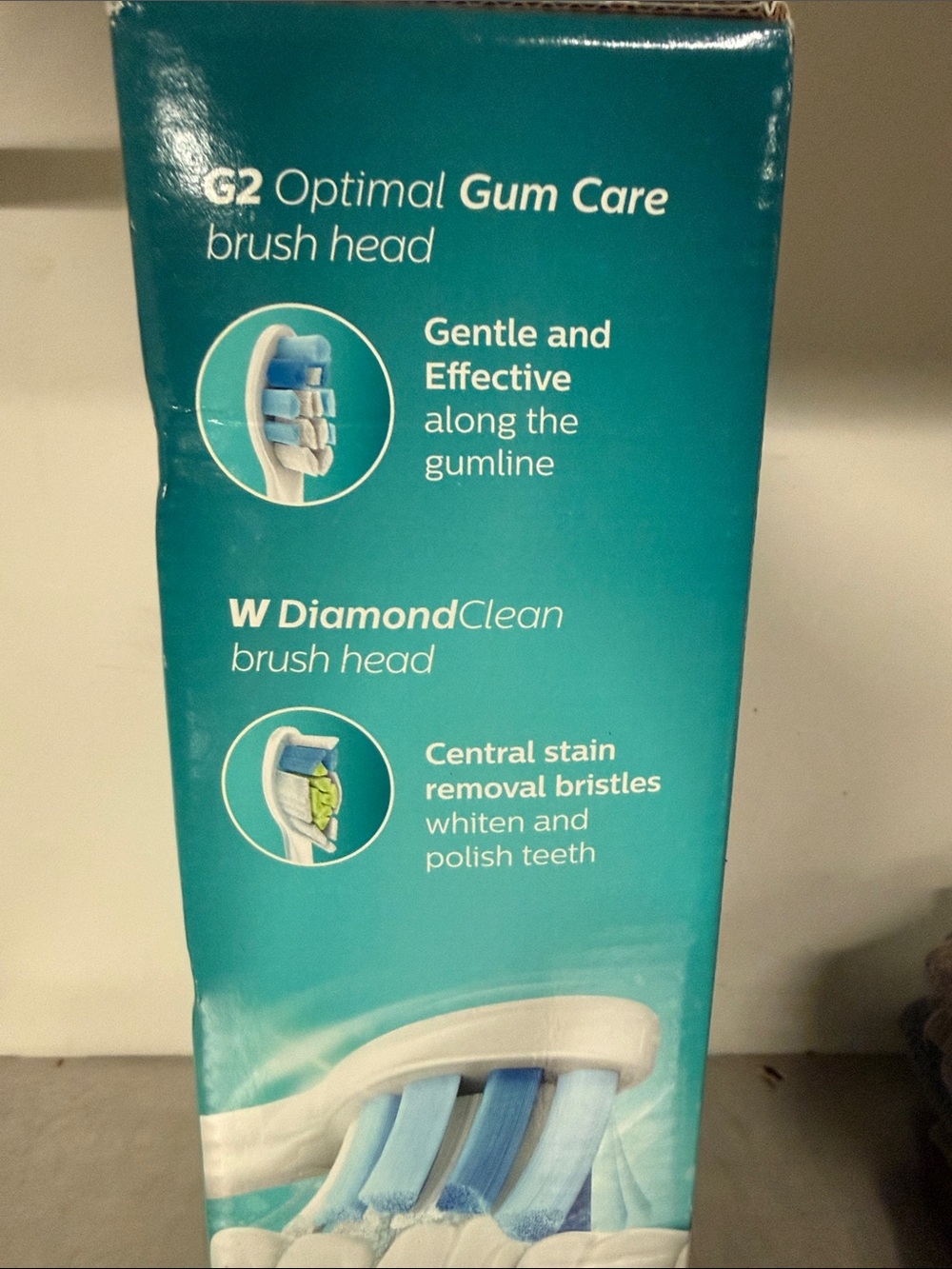 Philips Sonicare 5000 Electric Toothbrush Set - Teal & White, NIB - Picture 4 of 5